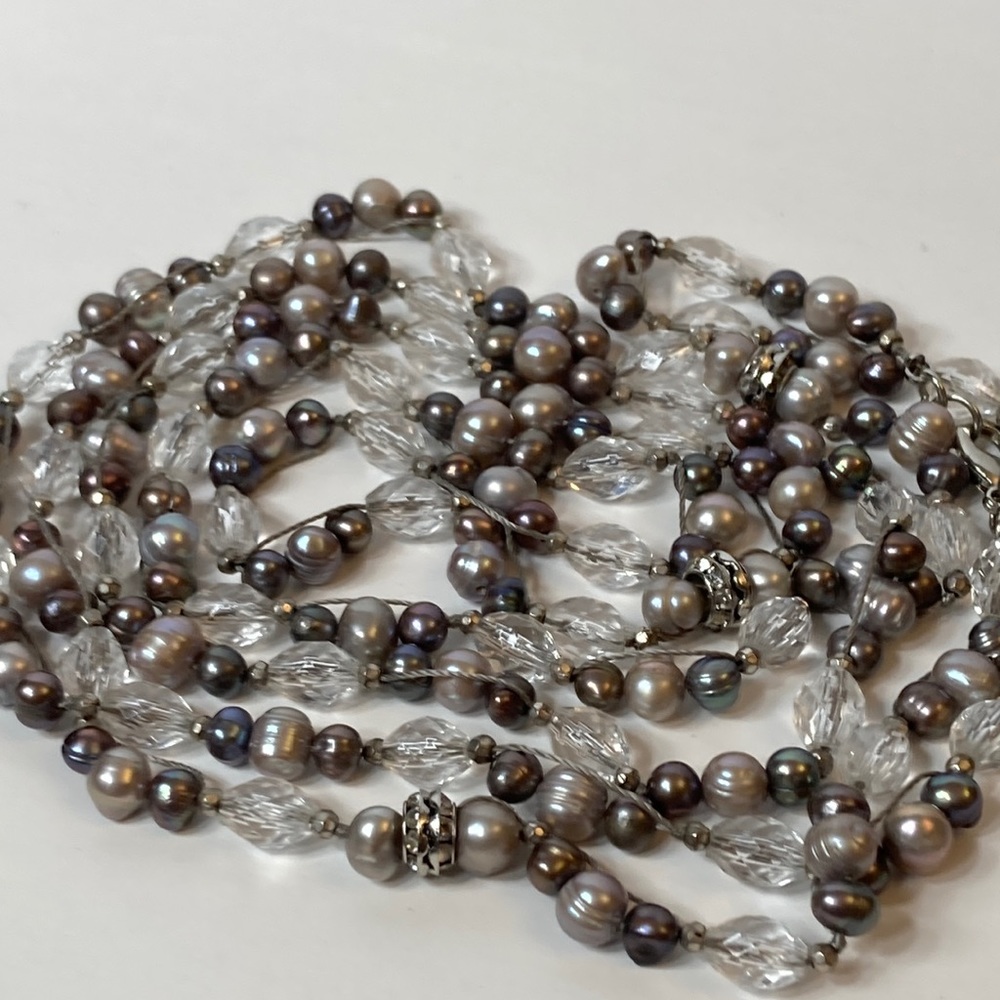 58" Extra Long Beaded Necklace Coldwater Creek
